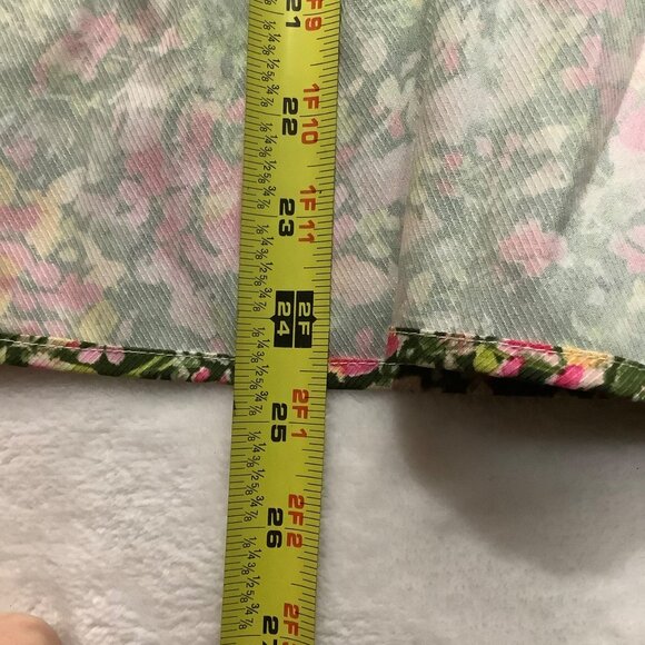 Alexia Admor Monica Floral Print Belted Maxi Dress Women Size Large - Picture 9 of 10